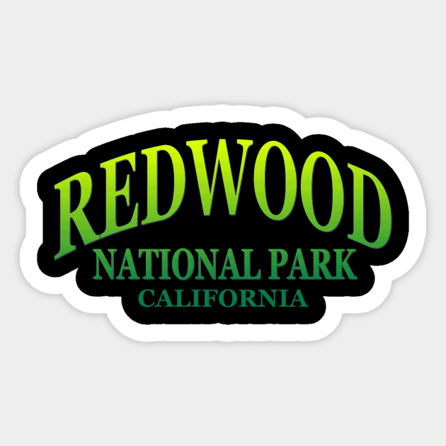 Redwood National Park, California Sticker by Naves